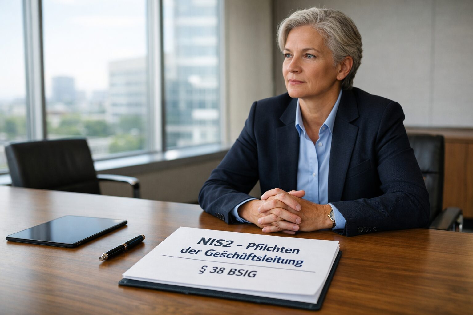 NIS2 für die Geschäftsleitung & Behördenleitung – Haftungsschutz & Resilienz (§ 38 BSIG)